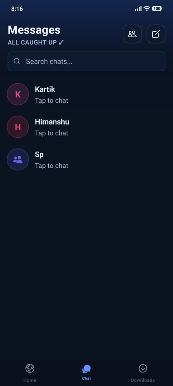 Chat screenshot