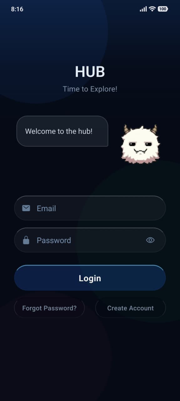 Login screenshot
